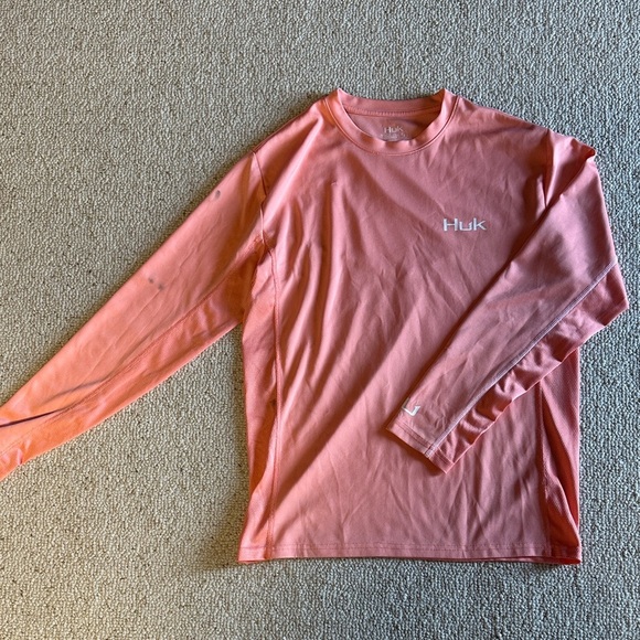 Huk Salmon Long Sleeve Tee - Picture 1 of 8